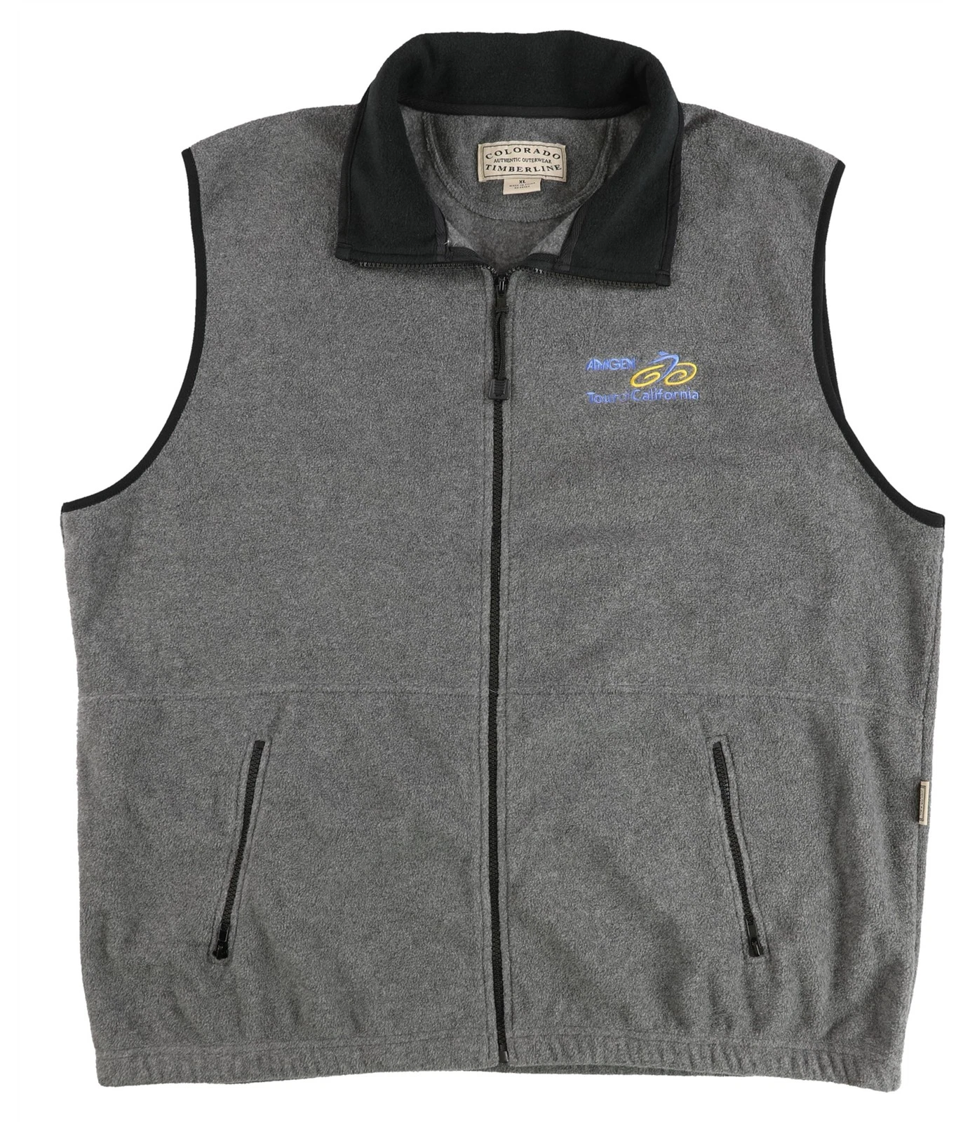 Colorado Timberline Mens Amgen Outerwear Vest, Grey, X-Large