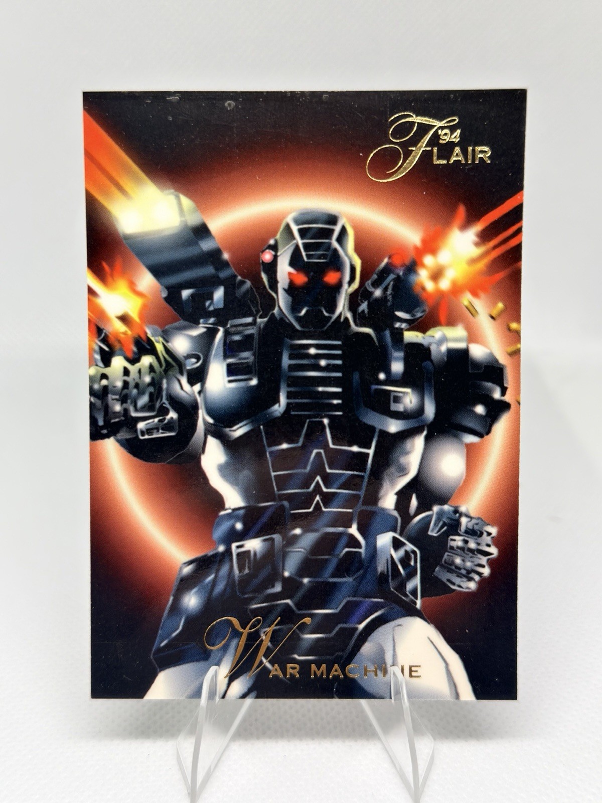 War Machine #90 Marvel 1994 Flair trading card — raw and PSA graded price guide