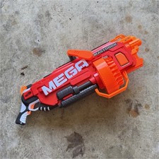 NERF Mega Mastodon Motorized Dart Blaster Red/Orange Foam Darts Blaster Toy