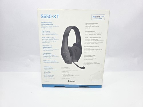 BlueParrott - S650-XT 2-in-1 Convertible Wireless Bluetooth Headset w/ANC -Black - 第 3/10 張圖片