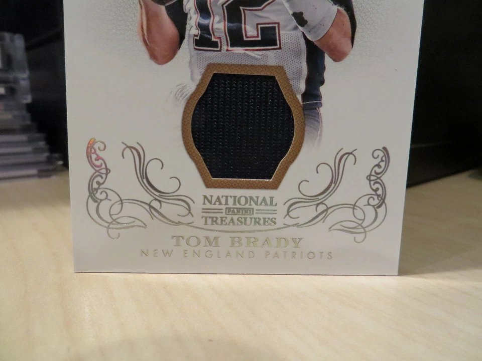 National Treasures Century Materials Jersey Patriots Tom Brady 07/49  2013 - Image 2 of 4