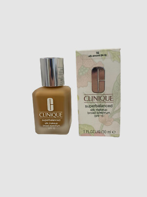 $42 CLINIQUE Superbalanced  Silk Makeup SPF 15 Foundation Silk Almond (16)