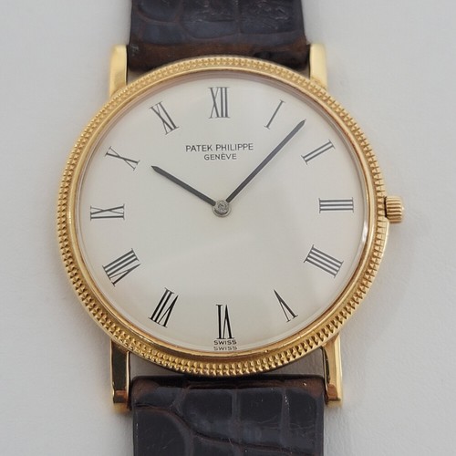 Uomo Patek Philippe Calatrava 3520 32mm Oro 18 carati Hand-Wind 1970s  Originale RJC160 | eBay
