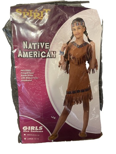 RG Costumes Native American Princess Costume For Kids - Child Large (Size 12-14)