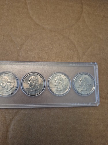 Original 1999 First 5 State Quarters Mint USA Philadelphia Sealed In Case - Bild 3 von 9