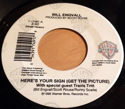 Bill Engvall 45 Here's Your Sign (Get The Picture) / Things Have Changed