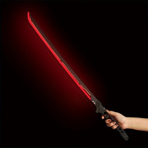 SABRE MASER CYPERPUNK EPEE KATANA SAMOURAI LED env 80CM COSPLAY DEGUISEMENT NEUF - Picture 2 of 13