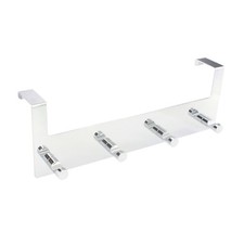 Over Door Hooks for 35mm - 45mm Doors Polished Chrome Hanging Rail