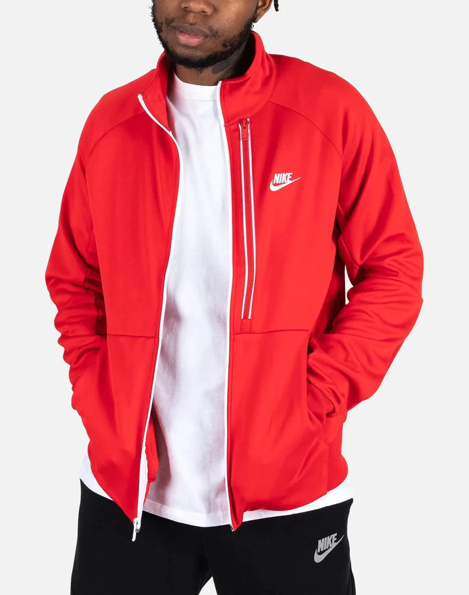 Nike Men&#039;s Sportswear Tribute N98 Jacket Red Sz M XXL DA0003-657 | eBay