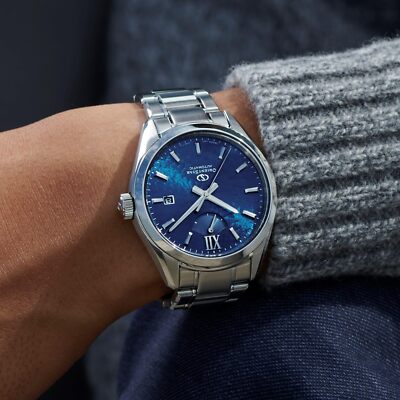 ORIENT STAR M34 F8 Date RK-BX0003L Blue Men's Watch Contemporary