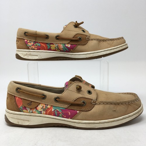 Sperry Boat Shoes Womens 8 M Rainbow 