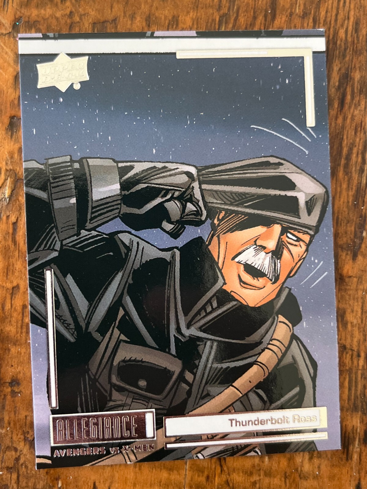 THUNDERBOLT ROSS 2023 Upper Deck Marvel Allegiance Avengers vs X-Men #C38
