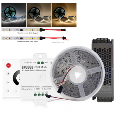 24V WS2811 Running Water Flowing Led Strip Light 2835 Horse Race Tape Lamp 5-20M