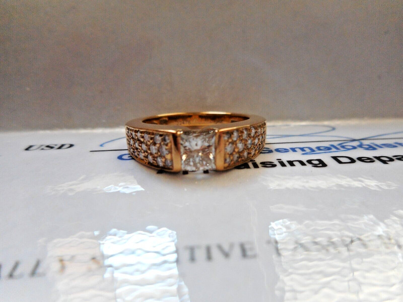 NWT YELLOW 18K GOLD WITH DIAMONDS RING BY IGL REPORT BOUCHERON 6.3g US SIZE 5.75