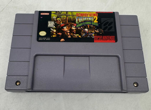 Donkey Kong Country 2: Diddy's Kong Quest (Super Nintendo SNES) w/ MANUAL TESTED - Afbeelding 3 van 7