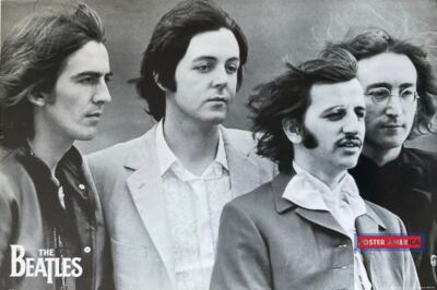 The Beatles Band Horizontal Group Shot Vintage 2007 24 x 36 Poster