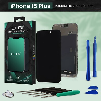 TFT Display für iPhone 15 PLUS Retina TFT Bildschirm 3D Touch NEU 6,7'' ELBI