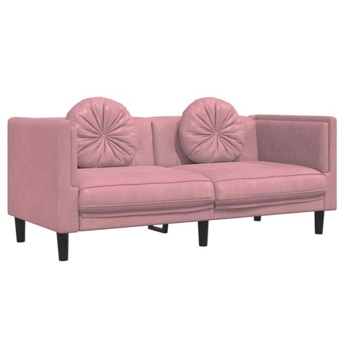 3-tlg. Sofagarnitur mit Samt Schlafsofa mit Schlaffunktion Couchgarnitur Sofa - Bild 67 von 72