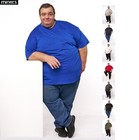 Miners Mate Übergrößen Big Uni T-Shirt Übergroß Extragroß 100% Baumwolle - 15XL