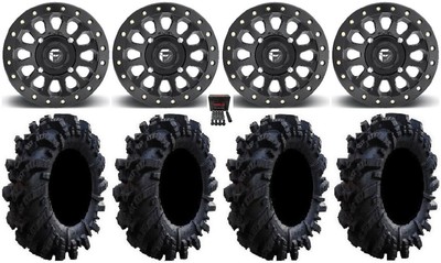 Fuel Vector Beadlock 15'' Wheels 34'' Intimidator Tires Can-Am Maverick X3