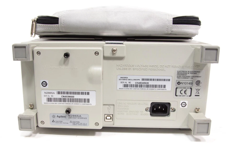 Agilent DSO3062 2CH 60 MHz Oscilloscope with N2865A USB Host Interface & Probes - Image 4 of 4