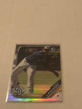 2019 Bowman Chrome Reggie Lawson Refractor 473/499 San Diego Padres