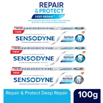 Sensodyne Repair &Protect Toothpaste(100g X 3) Protect against tooth sensitivity