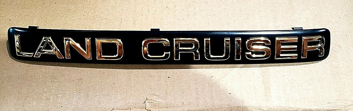 FITS Toyota LandCruiser EMBLEM 24K GOLD J100 Rear Back Swing Door