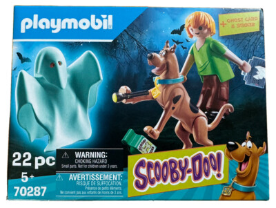 Playmobil 70287 SCOOBY-DOO! Scooby und Shaggy mit Geist Gespenst Ghost Card NEU