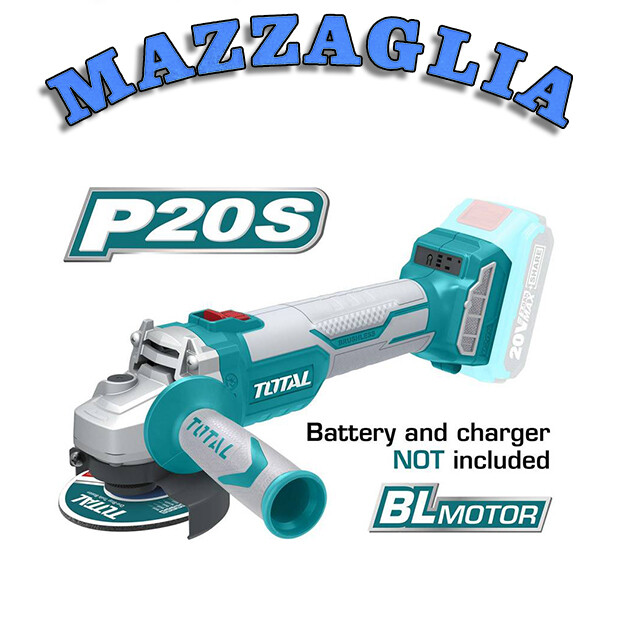 Smerigliatrice Angolare Batteria 20V TOTAL TAGLI1152 115mm Brushless Solo Corpo