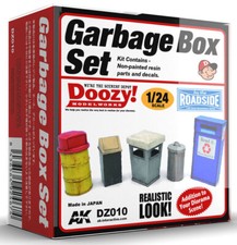Doozy!  Garbage Box Set Diorama Accessories 1:24 Plastic Model Kit