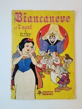 BIANCANEVE e i 7 NANI Walt Disney - Figurine Panini 1980 - Album completo