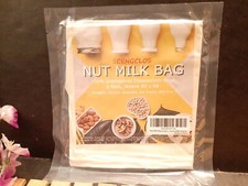 8 Pack Nut Milk Bags Upgraded Weave Natural Cheesecloth Bags 12 x 12