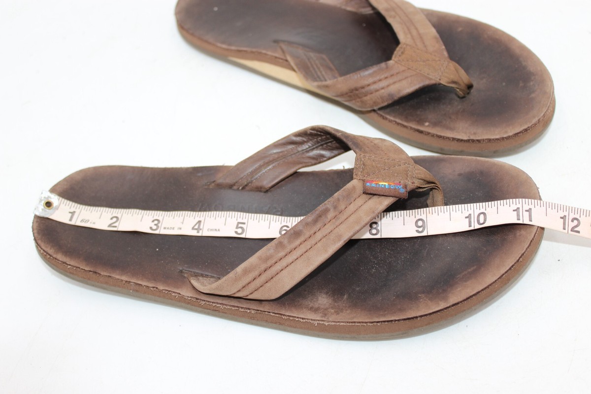 RAINBOW Sandals Flip Flops Brown Unisex 11.25