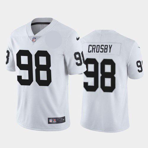 RAIDERS CROSBY 98 ウニフォーム M Men's Nike Maxx Crosby Black Las Vegas Raiders RFLCTV