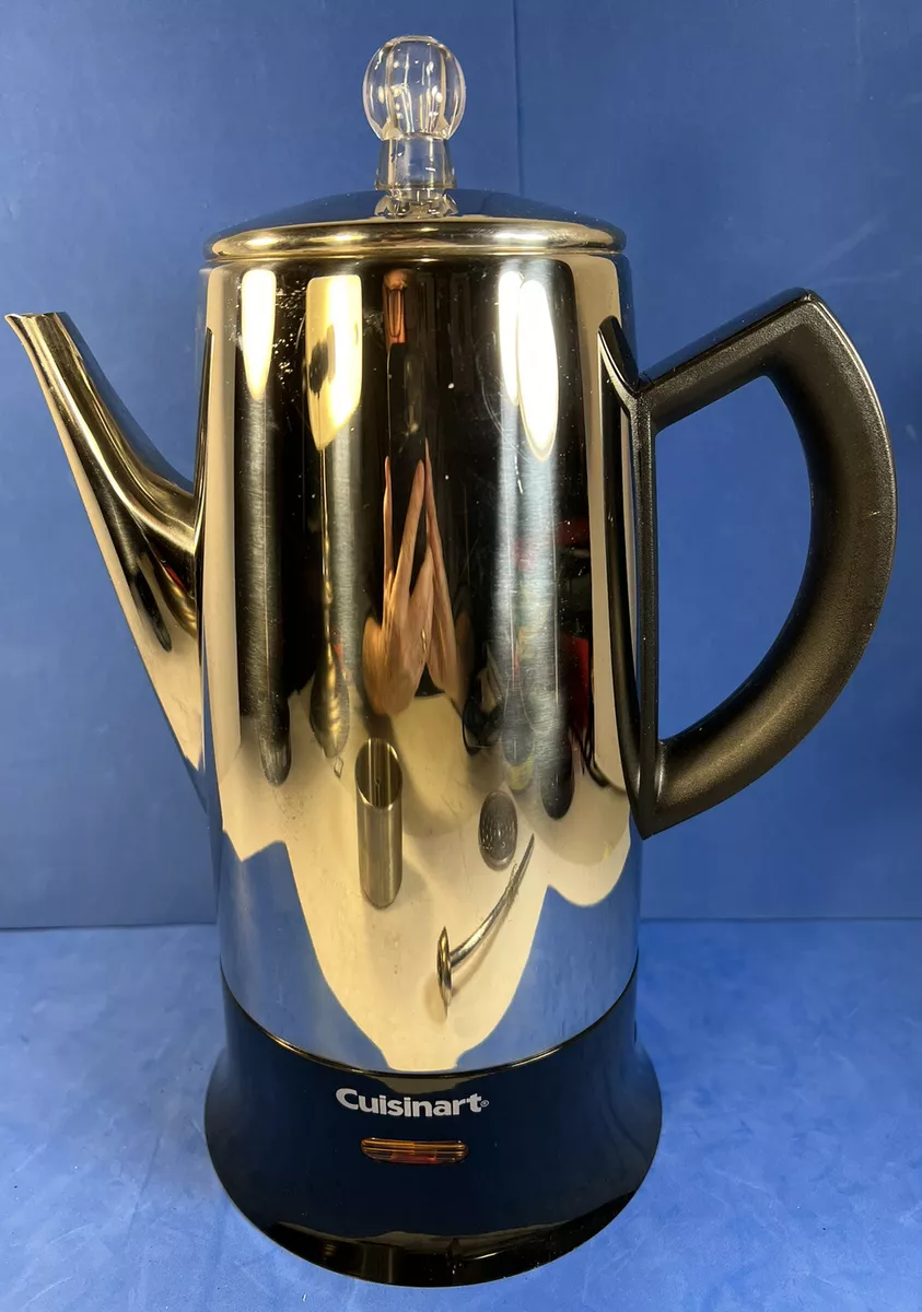 Cuisinart Classic 12 Cup Stainless Coffee Percolator w Ready Light Model  PRC-12