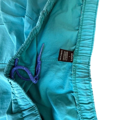 Patagonia Women's Hiking Shorts Elastic Waist Activewear Turquoise Size L - Picture 3 of 7