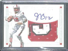 2016 Panini Collegiate National Treasures Relic Autograph #238 Jacoby Brissett