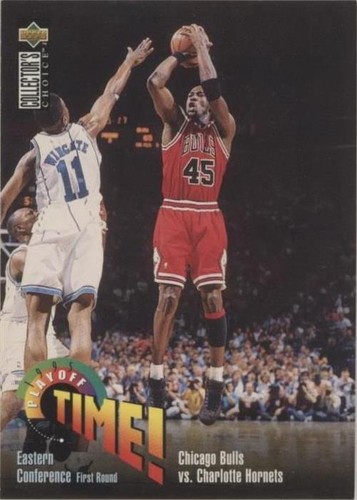 1995-96 Collector's Choice Jordan Collection Beginnings of a