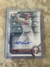 2022 Bowman Nate Fassnacht #PPA-NF Prospect 1st Bowman Auto - Phillies
