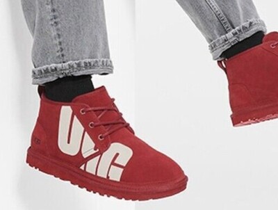 UGG Neumel Chopd Suede Chukka Boots 1128215-RRED Rich Red Men's