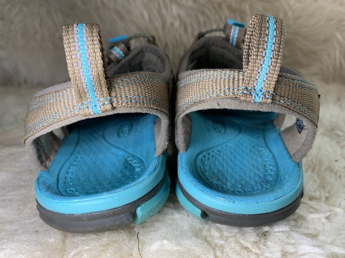 Women's Keen Clearwater CNX 1010997 Waterproof Tan Teal Hiking Sandal Size 7.5 - Picture 5 of 12