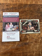 Brutus Creed IP Signed Panini Prizm Card JSA Coa Autographed WWE