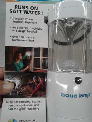 emergency salt water lamp