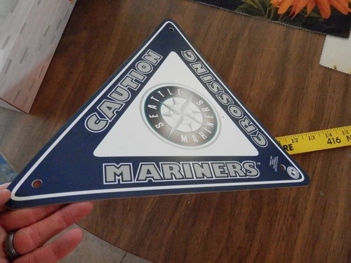 Seattle Mariners wall sign new vtg MLB caution sign 1996 - Picture 6 of 9