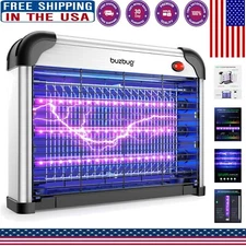 Efficient Indoor LED Bug Zapper - 10-Year Lifespan & Powerful 3800V Shock