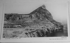 Gibraltar Postcard - Beanland, Malin & Co. - East Side and Mediterranean Caves
