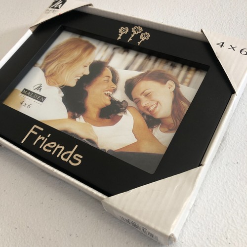 NEW Malden Black Wooden Photo Frame 4" x 6" Friends NIP - Picture 11 of 11