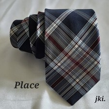 Place  Boys Neckties Blue Plaid