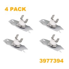 3977394 Thermal Fuse Replacement for Whirlpool Kenmore Dryers 4 Packs